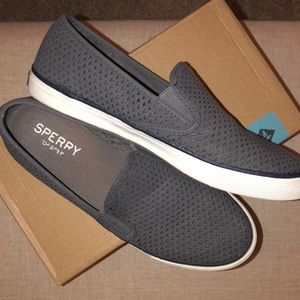 Sperry Gray Slip On